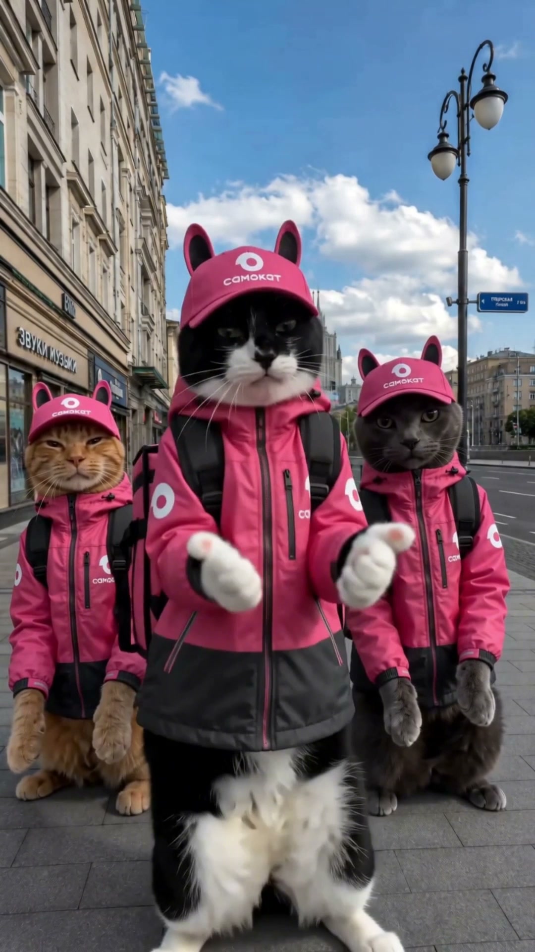 Танцующие коты Самоката